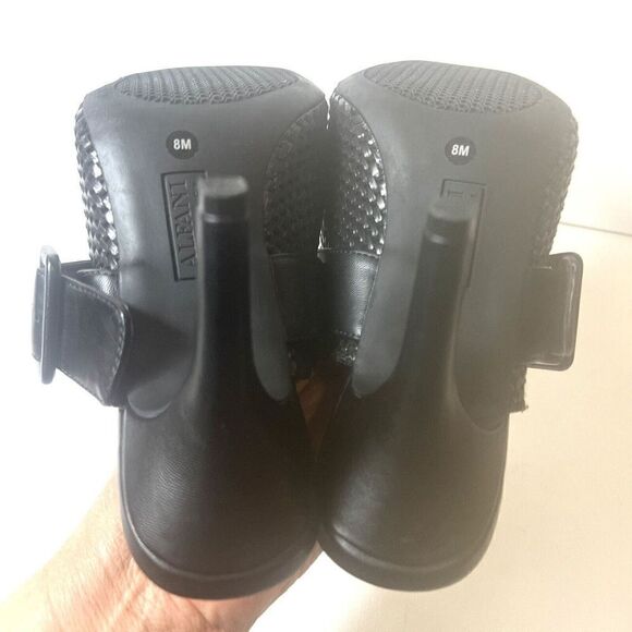 Alfani Step n Flex Womens 8 M Black Synthetic Stiletto Heels Slide Sandals Shoes - Picture 9 of 11